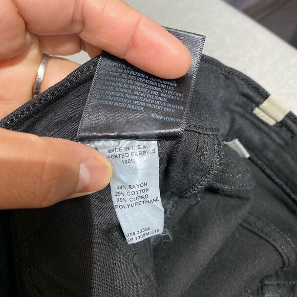 NWOT Citizens Of Humanity Avedon Slick Skinny Leg Black Jeans - Picture 8 of 8